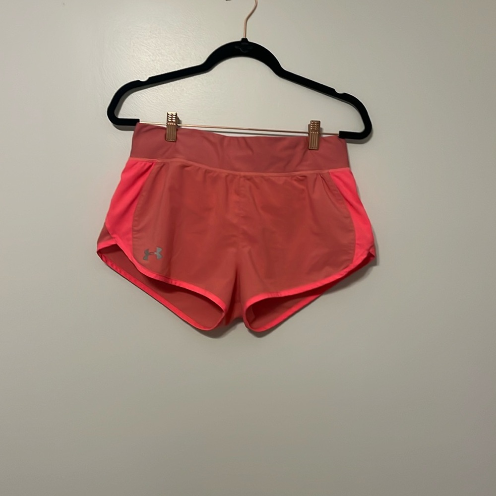 Pink Under Armour shorts